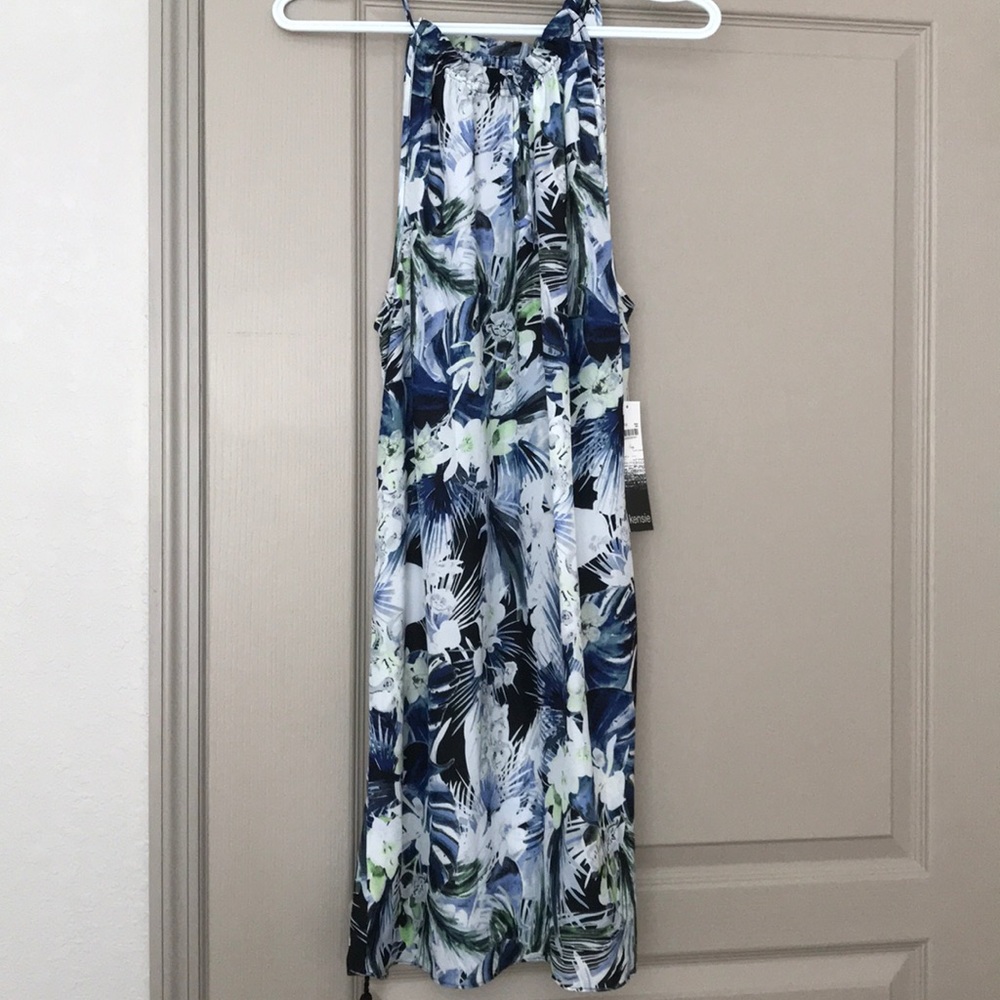 Tropical tie dress